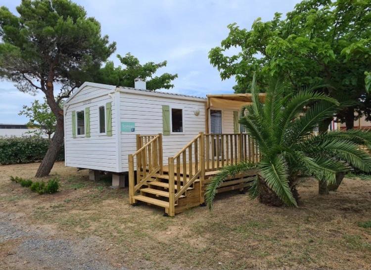 Mobil Home Camping Des 7 Fonts Agde Exteriör bild